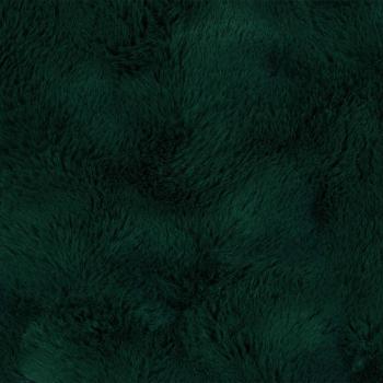 Kunstfell Kaninchenfell Decke Dunkelgrün 220 x 240 cm Polyester