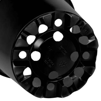 Blumentopf 100 pcs Schwarz Ø 15 x 12,5 cm Kunststoff