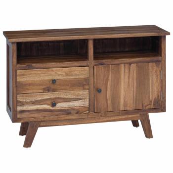 Sideboard mit Schubladen Braun 100 x 30 x 68 cm Massivholz Teak