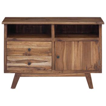 Sideboard mit Schubladen Braun 100 x 30 x 68 cm Massivholz Teak