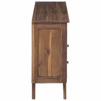 Sideboard mit Schubladen Braun 100 x 30 x 68 cm Massivholz Teak