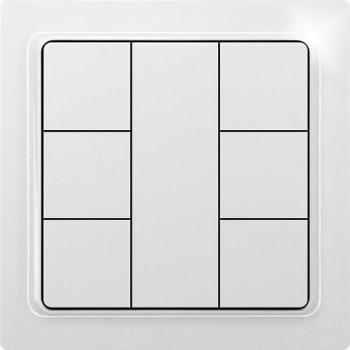 ARDEBO.de Eltako F6T55EB-wg Funk-6-Kanal-Taster, reinweiß, glänzend (30055695)