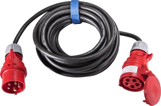 ARDEBO.de - CEE-Verl. H07RN-F 5G2,5, 10m 16A, 400V, 5-polig, 6h,schwarz