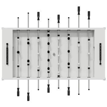 Fußballtisch 2 pcs Weiß 146,5 x 74 x 85 cm Holzwerkstoff