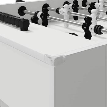 Fußballtisch 2 pcs Weiß 146,5 x 74 x 85 cm Holzwerkstoff