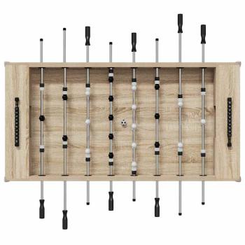 Fußballtisch 2 pcs Sonoma-Eiche 146,5 x 74 x 85 cm