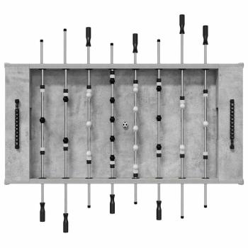 Fußballtisch 2 pcs Beton Grau 146,5 x 74 x 85 cm Holzwerkstoff