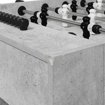 Fußballtisch 2 pcs Beton Grau 146,5 x 74 x 85 cm Holzwerkstoff