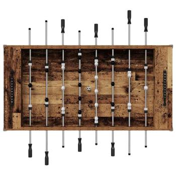 Fußballtisch 2 pcs Altholz 146,5 x 74 x 85 cm Holzwerkstoff