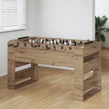 ARDEBO.de - Fußballtisch 2 pcs Artisan-Eiche 146,5 x 74 x 85 cm