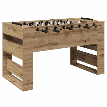 Fußballtisch 2 pcs Artisan-Eiche 146,5 x 74 x 85 cm