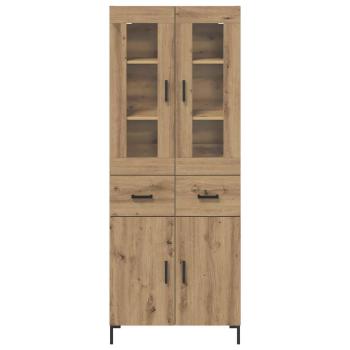 Highboard 2 pcs Artisan-Eiche 69,5 x 34 x 180 cm Holzwerkstoff