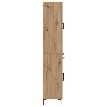 Highboard 2 pcs Artisan-Eiche 69,5 x 34 x 180 cm Holzwerkstoff