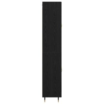 Highboard 2 pcs Schwarz Eichen-Optik 69,5 x 34 x 180 cm