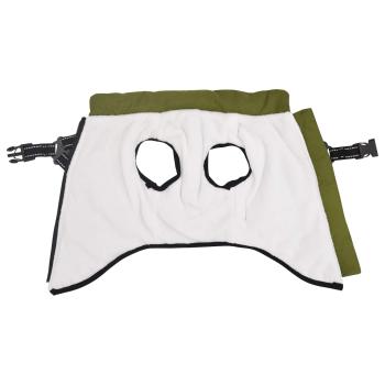 Hundemantel Olivegrün L24 Fleece und Polyester