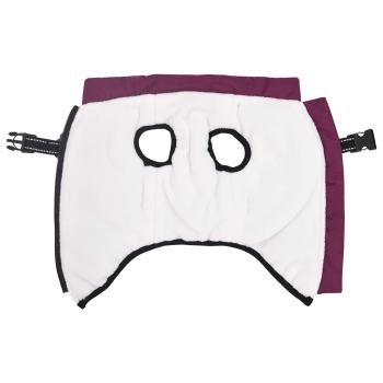 Hundemantel mit Geschirr Lila M Fleece und Polyester