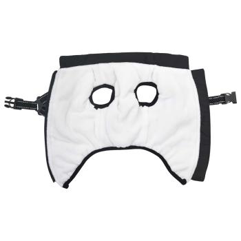 Hundemantel mit Geschirr Schwarz XL Fleece und Polyester