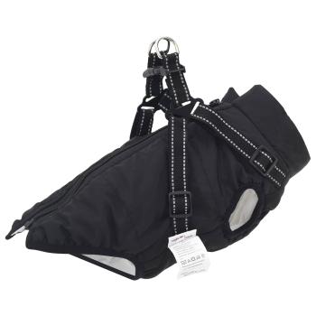 ARDEBO.de - Hundemantel Schwarz L40 Fleece und Polyester
