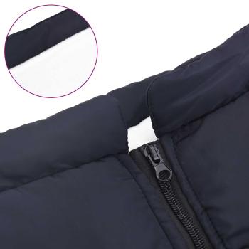 ARDEBO.de - Hundemantel mit Geschirr Marineblau 3XL Fleece und Polyester