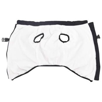 Hundemantel mit Geschirr Marineblau 3XL Fleece und Polyester