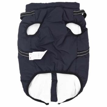 Hundemantel mit Geschirr Marineblau 6XL Fleece und Polyester