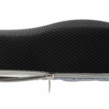 Kopfkissen mit Kissen Schwarz 46 x 38 x 8 cm Netzgewebe