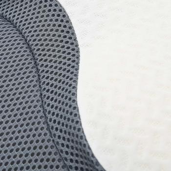 Kopfkissen mit Kissen Weiß 60 x 37 x 13 cm Polyester