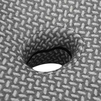 Kopfkissen mit Kissen Grau 60 x 37 x 13 cm Polyester