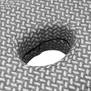 Kopfkissen mit Kissen Grau 55 x 36 x 10 cm Polyester