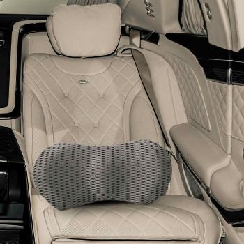 ARDEBO.de - Kopfkissen mit Kissen Grau 47 x 24 x 13 cm 4D Mesh