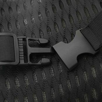 Kopfkissen mit Kissen Schwarz 31 x 23 x 14 cm 4D Mesh