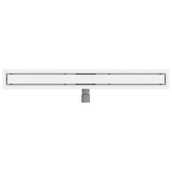 2 in 1 Duschabfluss Silber 90 cm Edelstahl 304