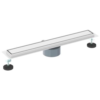 Duschablauf 2-in-1 mit 360° Siphon Silber 60 cm Edelstahl 304
