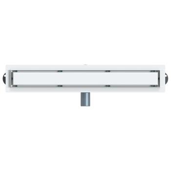Duschablauf 2-in-1 mit 360° Siphon Silber 60 cm Edelstahl 304
