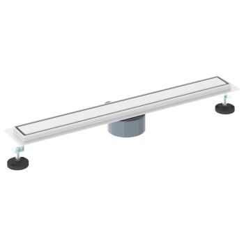 Duschablauf 2-in-1 mit 360° Siphon Silber 70 cm Edelstahl 304