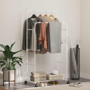 ARDEBO.de - Kleiderständer Uni Weiß