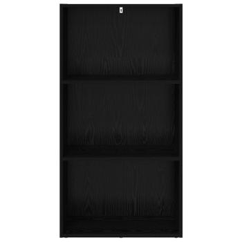 Bücherregal 60 x 30 x 114 cm Holzwerkstoff Schwarz Eichen-Optik