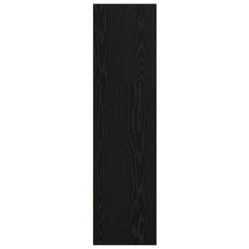 Bücherregal 60 x 30 x 114 cm Holzwerkstoff Schwarz Eichen-Optik