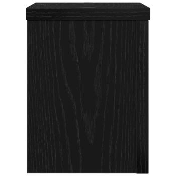 Pflanzenständer 2 pcs Schwarz Eichen-Optik 15 x 15 x 20 cm