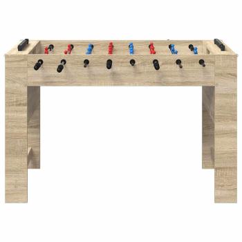 Tischfußballtisch Sonoma-Eiche 125 x 60,5 x 80 cm Holzwerkstoff