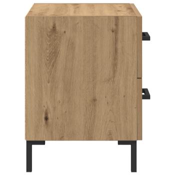 Nachttisch 2 pcs Artisan-Eiche 40 x 35 x 47,5 cm Holzwerkstoff