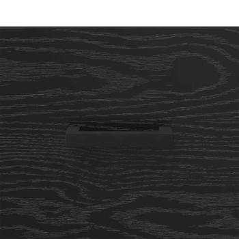 Nachttisch 2 pcs Schwarz Eichen-Optik 40 x 35 x 47,5 cm