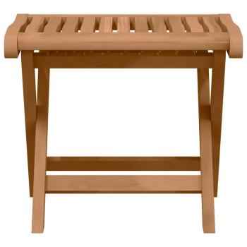 Garten Essgruppe 4 pcs Braun Massivholz Teak