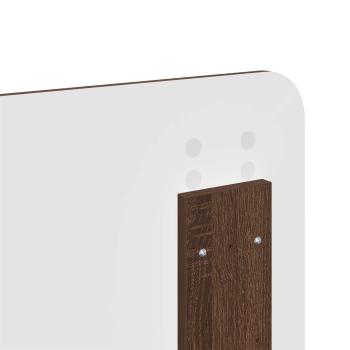 Bettrahmen Braun Eichen-Optik 135 x 190 cm Ingenieurs Holz