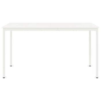 Bartisch Weiß 110 x 55 x 105 cm Massives Kiefernholz