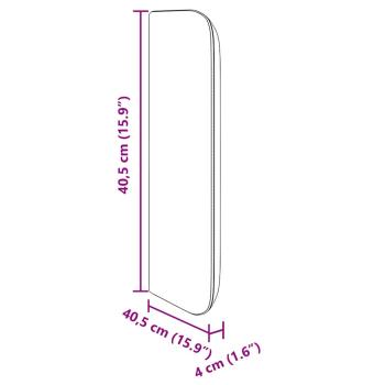 Kopfteil Ohr Creme 40,5 x 40,5 x 4 cm PVC