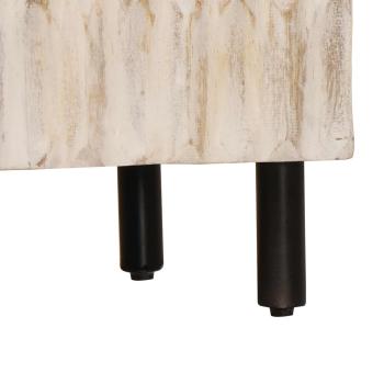 Sideboard Weiße gewaschene Oberfläche 60 x 33,5 x 75 cm
