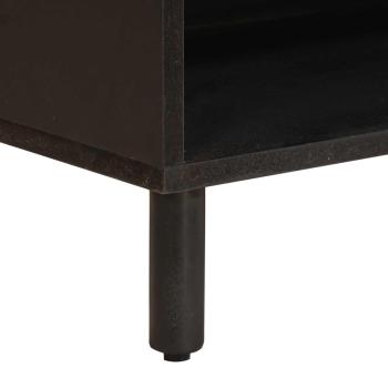 TV-Schränk Weiße gewaschene Oberfläche 80 x 31,5 x 46 cm