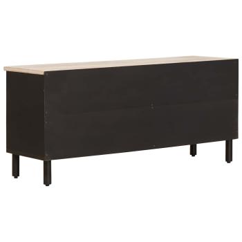 TV-Schränk Weiße gewaschene Oberfläche 100 x 33,5 x 46 cm