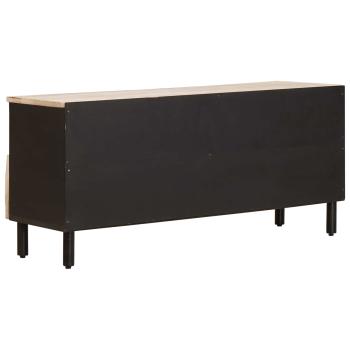 TV-Schränk Weiße gewaschene Oberfläche 100 x 33,5 x 46 cm